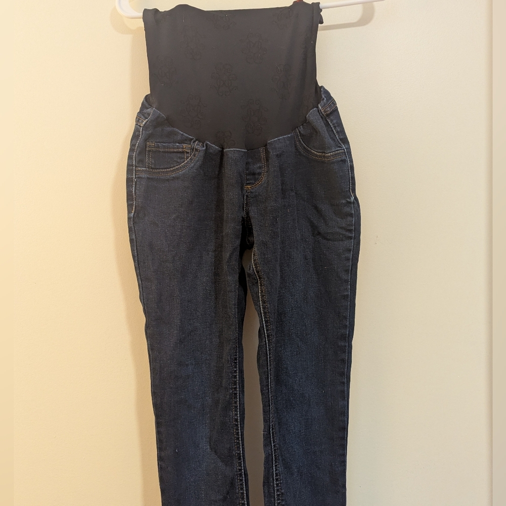 Stylish Blue Women's Maternity Jeans